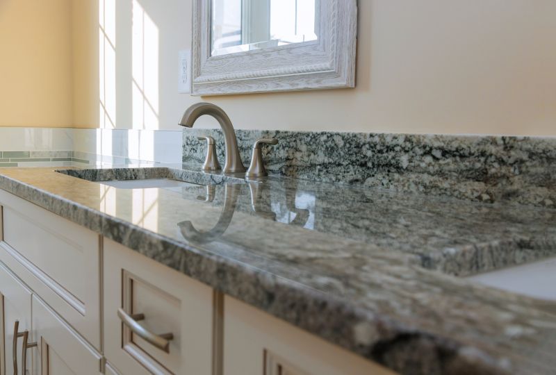 Bathroom Vanity with Granite Surface